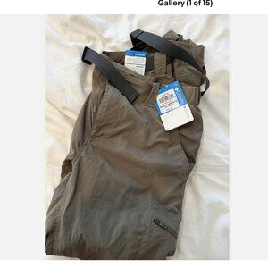 NWT columbia Men's Silver Ridge Cargo Pant 32W 30L omnishade Stone Green hiking